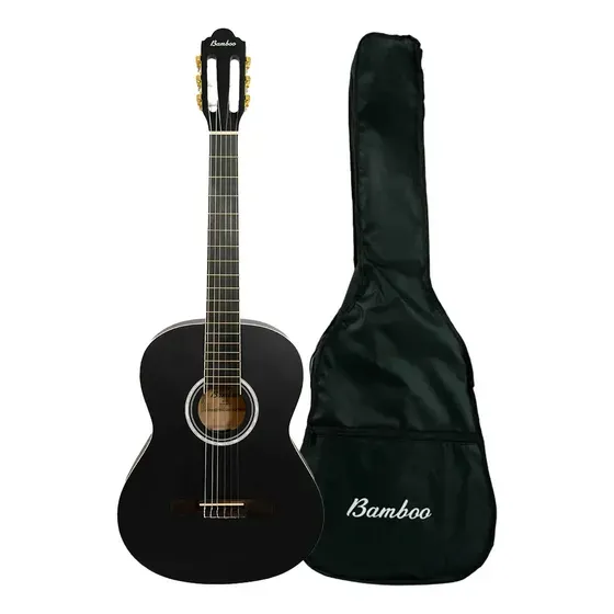 Guitarra clasica negra