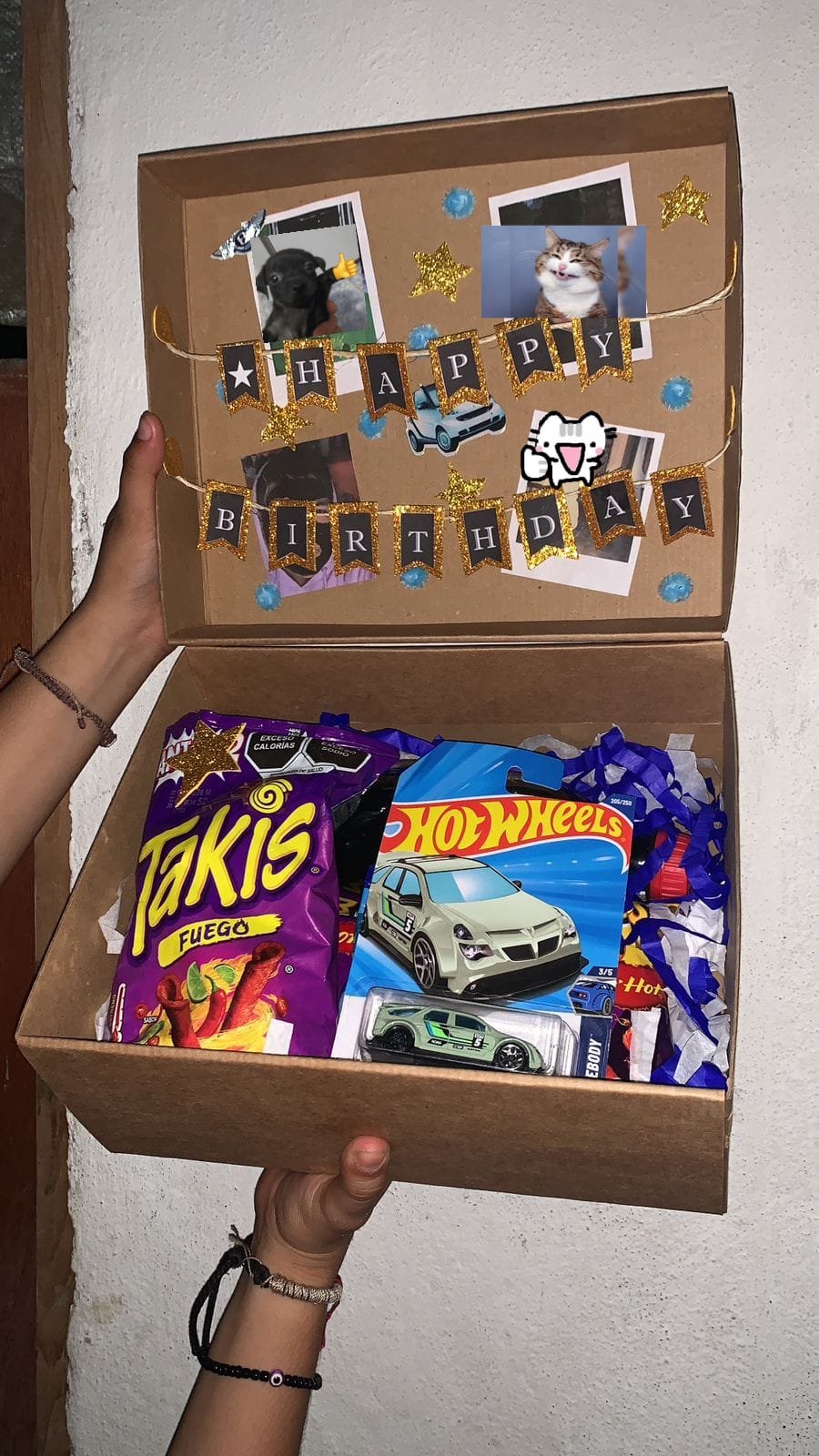 Caja personalizada de cumpleaños