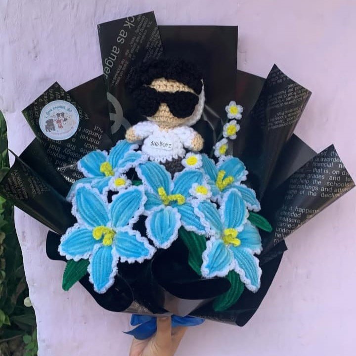 Flores de limpiapipas