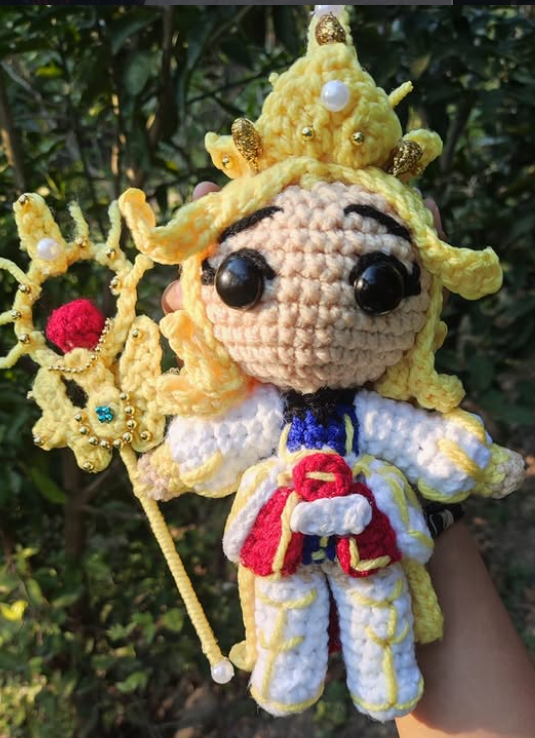 Amigurumi Princesa Dorada